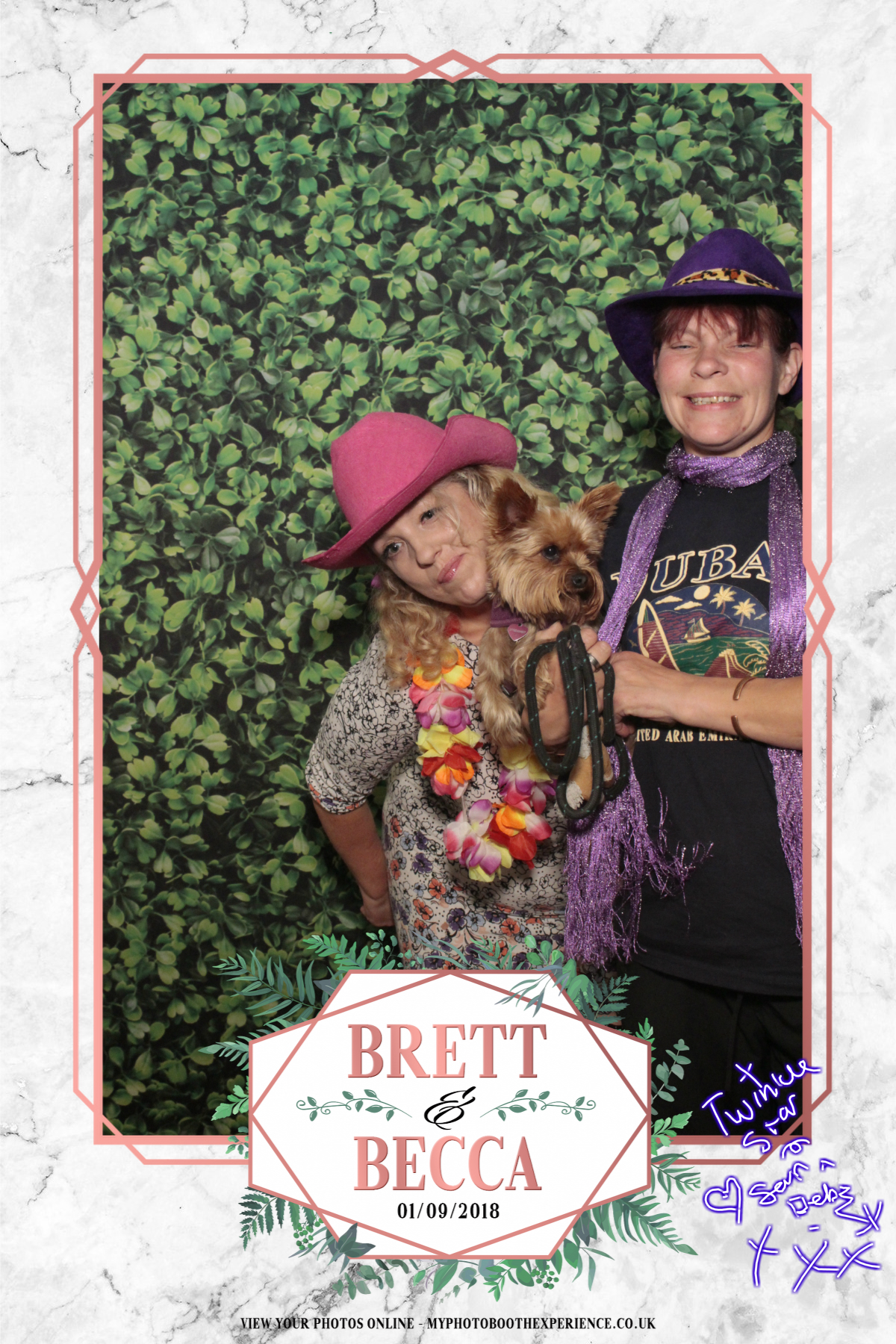 Brett & Becca's Wedding | View more photos from the event at gallery.myphotoboothexperience.co.uk/u/MyPhotoBoothExperienceLtd/Brett-Beccas-Wedding